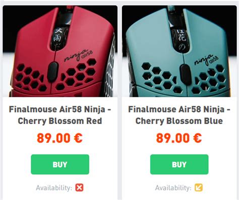 Finalmouse Ninja Air58 Cherry Blossom - ayanawebzine.com