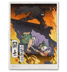 Descent into Madness Giclée Print - Ukiyo-e Heroes