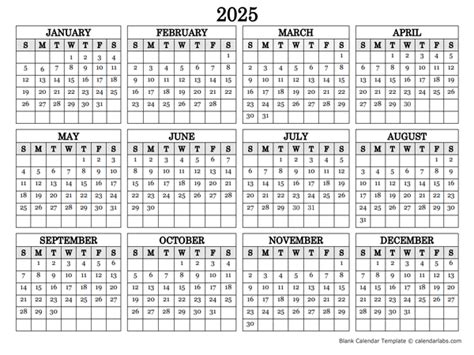 Free 2025 Calendar Printable Landscape - Sara Wilone