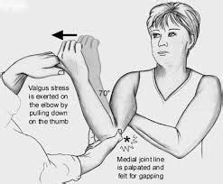 elbow valgus stress test - Google Search | Orthopedics / Physical Evaluation | Pinterest ...