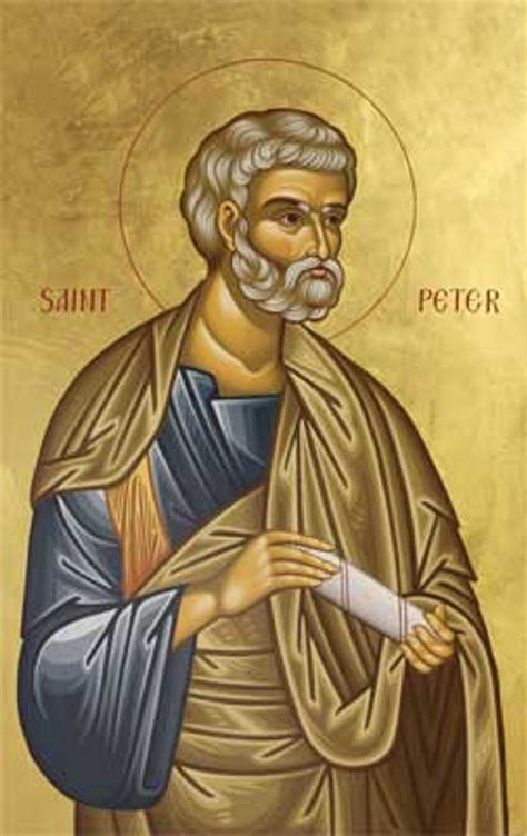 Icon of the Apostle Peter - Twelve Apostles Series - (1PE12) - Uncut ...