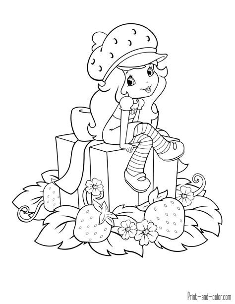 Strawberry Shortcake coloring pages | Print and Color.com