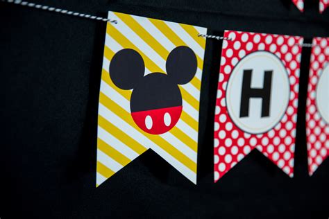 Mickey Mouse Birthday Banner – 505 Design, Inc