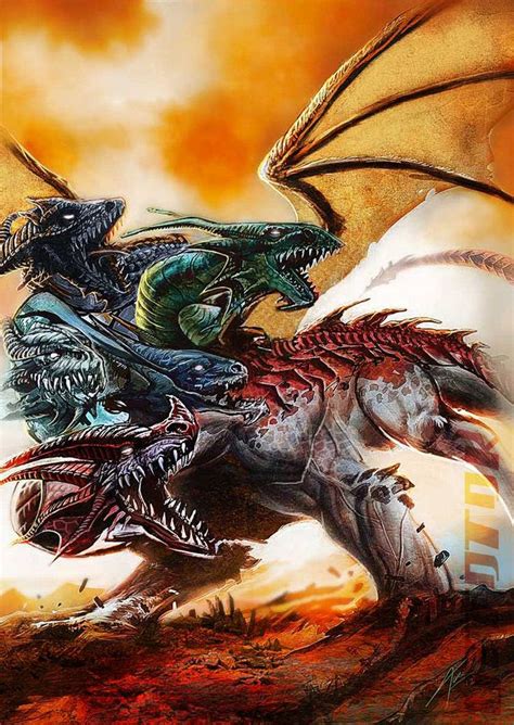 Tiamat by UTTOTOR on DeviantArt | Dungeons and dragons cartoon, Dragon ...