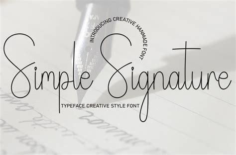 Simple Signature Font - Fonts Hut