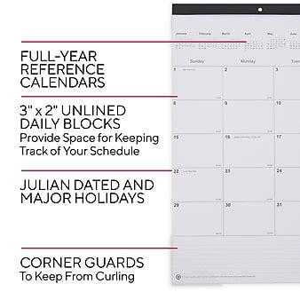 Staples 2023 Desk Pad Calendars | Staples