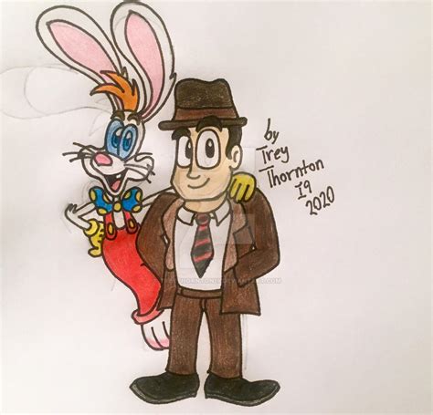 Roger Rabbit and Eddie Valiant by Treythornton19 on DeviantArt