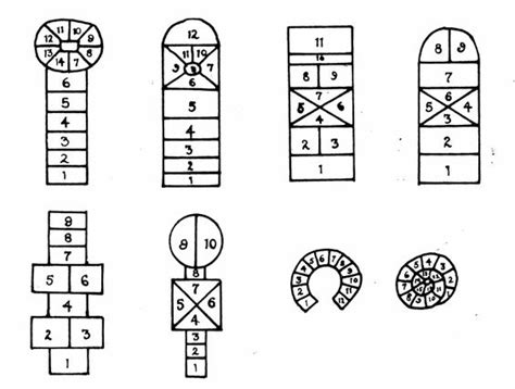 Hopscotch variations | SCA Kids | Pinterest | Hopscotch and Patterns