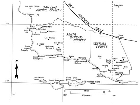 Santa Barbara County Zip Code Map