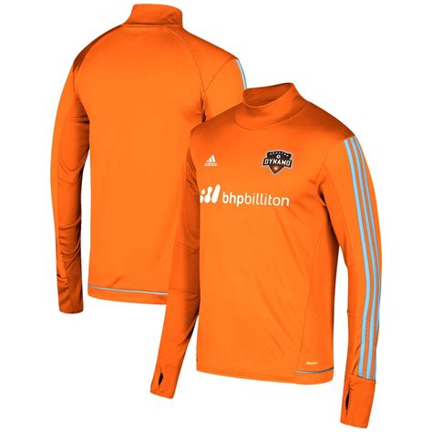 adidas Houston Dynamo Orange 2017 Training Long Sleeve Jersey