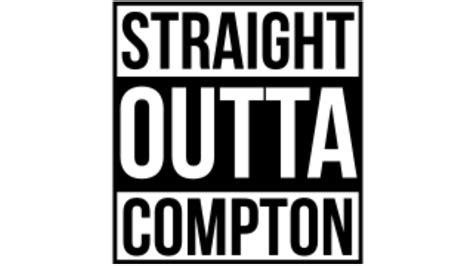 Straight Outta Compton Logo Vector at Vectorified.com | Collection of ...