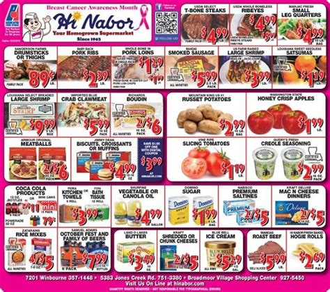 Hi Nabor Weekly Sales Ad 10/17/19 - 10/23/19 Sign up for digital ...