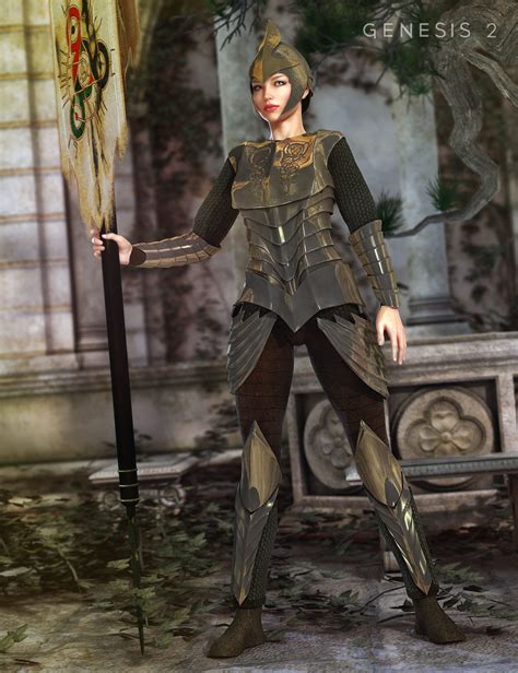 Elven Armor for Genesis 2 Female(s) | Daz 3D