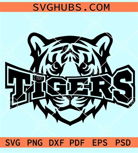 Tigers svg, Tigers football svg, Tigers baseball svg, Tigers mascot svg ...