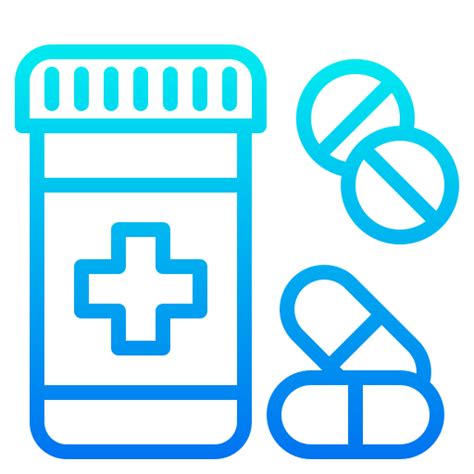 Pharmacy srip Gradient icon