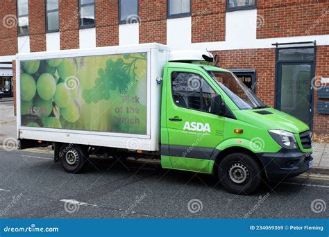 Asda Home Groceries Delivery Van Editorial Stock Image - Image of freight, hertfordshire: 234069369