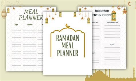 Editable Ramadan Meal Planner Graphic by Freia ART design · Creative ...