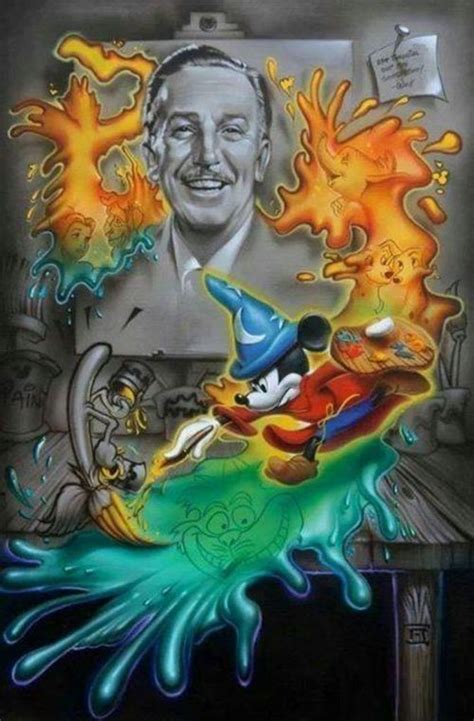 Walt Disney. | Mickey mouse cartoon, Painting, Diamond painting