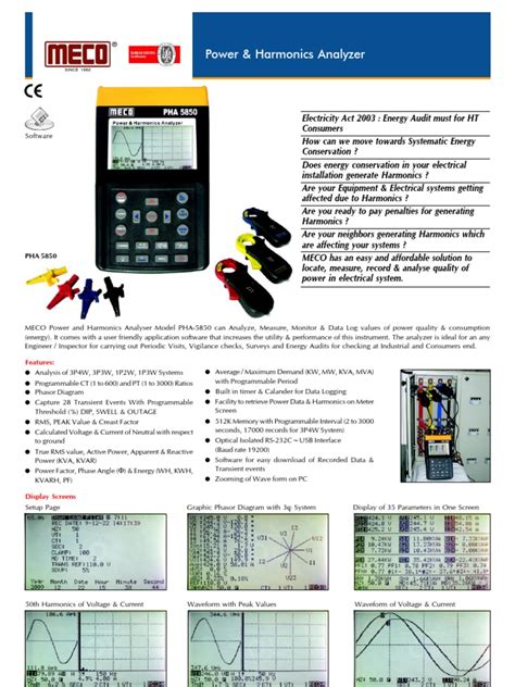 2] Power & Harmonics Analyzer | Electrical Engineering | Electricity