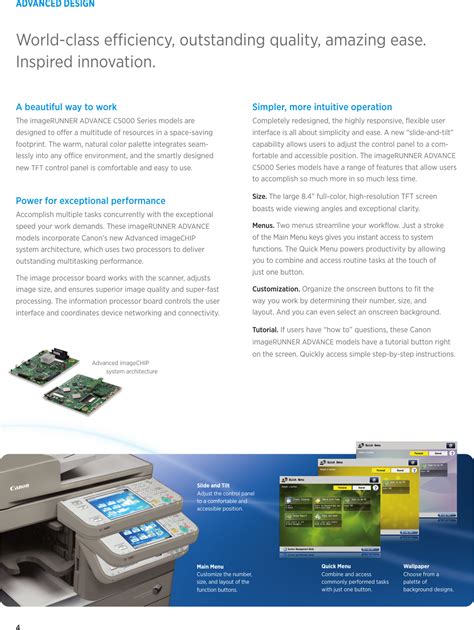 canon imagerunner advance c5035i brochure layout - bablchurch