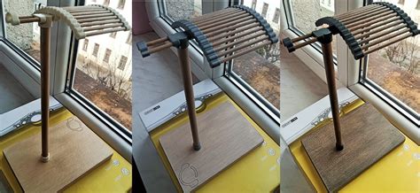 Simple headphone stand from wooden pins - DIY Stands - HifiGuides Forums