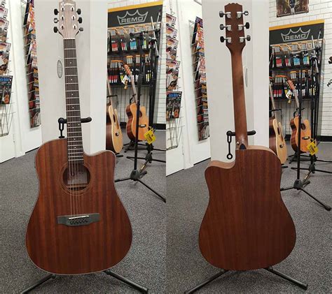 Martinez All Mahogany Acoustic Electric Guitar – Mudgee Music Store