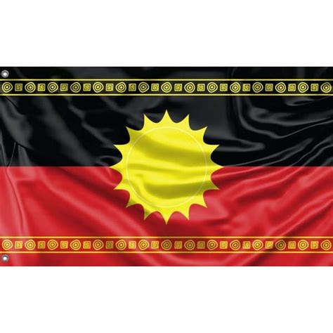 Redesigned Australian Aboriginal Flag Unique Design Print - Etsy