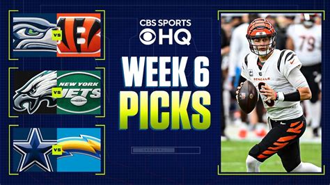 NFL Week 6 Preview: EXPERT PICKS For Each Game I CBS Sports - Win Big ...