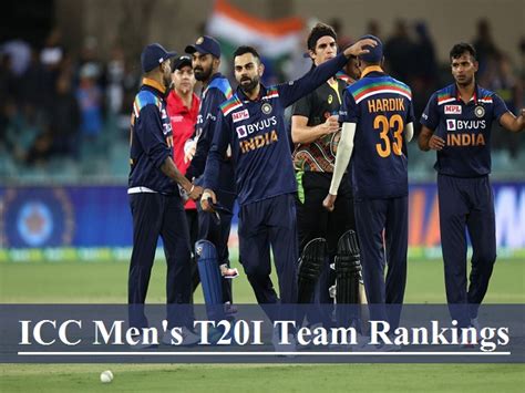 ICC Men's T20I Team Rankings: Check ranks of England, India, Pakistan ...