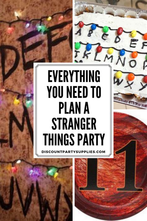 Party Ideas – Stranger Things – Party Ideas