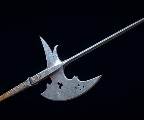 ArtStation - Medieval Halberd | Game Assets