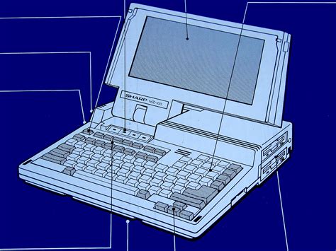 Sharp MZ-100 Laptop (Wallpaper - 1600x1200) | Illustration f… | Flickr