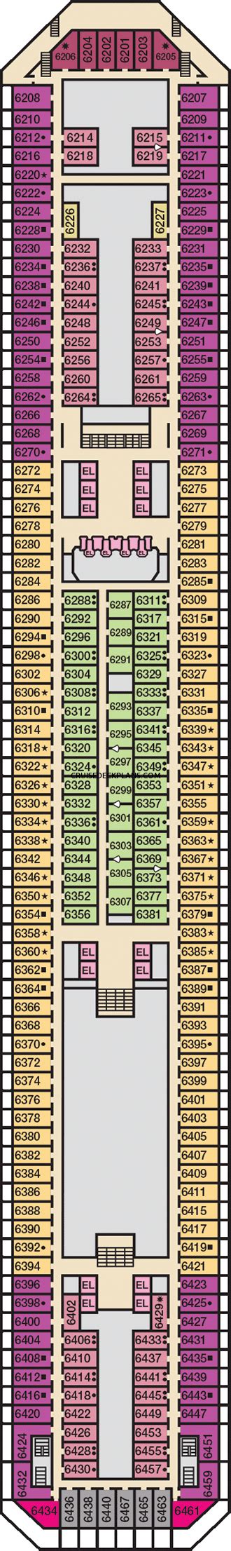 Carnival Radiance Upper Deck Plan Tour