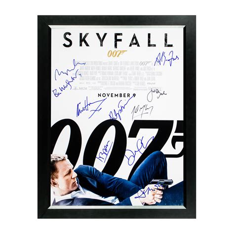 Skyfall Signed Movie Poster - Pop Culture Collectibles - Touch of Modern