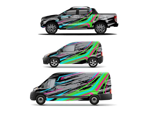 Race Car Livery Vehicle Wrap Design Background Vector And Bitmap PRINT FILE ONLY Changeable ...
