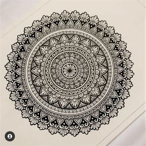 Mandala Sketch, Easy Mandala Drawing, Simple Mandala, Art Painting ...