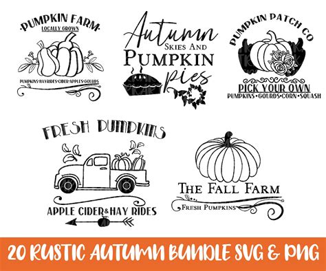 Farmhouse Fall Svg Pumpkin Patch Svg Autumn Fall SVG - Etsy