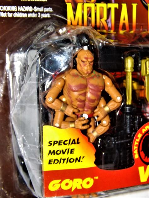 Rare 1994 Goro Vs. Johnny Cage Special Movie Edition Figure 2-Pack ...