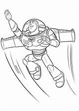 Buzz Lightyear Flying Coloring Page  Free Printable Pages For sketch template