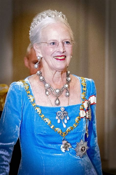 Queen Margrethe II Attends Banquet Celebrating Her Golden Jubilee — Royal Portraits Gallery ...