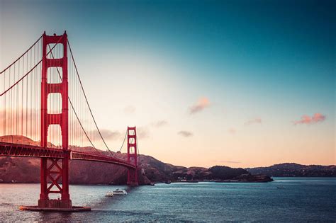 The Golden Gate Bridge Sunset Free Stock Photo | picjumbo