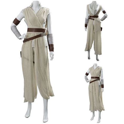 Rey The Rise of Skywalker Cosplay Costume Outfit Dress Suit Uniform ...