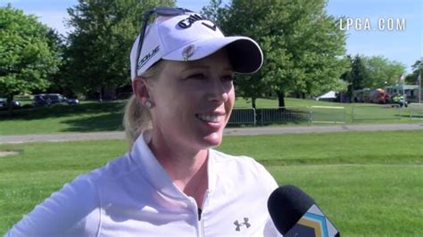 Morgan Pressel Round 1 Interview at 2018 LPGA Volvik Championship ...