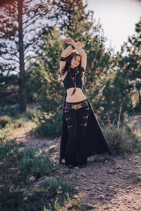 Druidess Duster Crop Top Elven Forest Festival clothing | Etsy | Festival outfits, Clothes, Crop ...