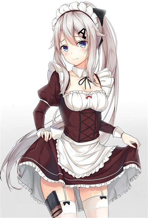 Of Cute Anime Girl In Maid Outfit, maid outfits HD phone wallpaper | Pxfuel