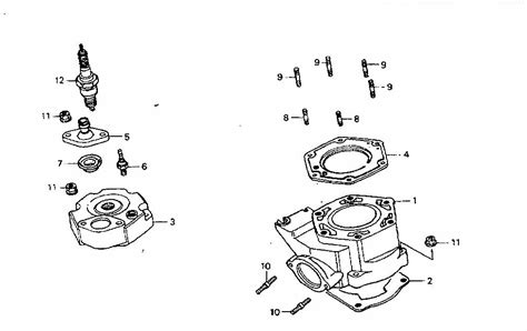 NSR Salatiga: NSR 150 RR Parts Catalogue: Cylinder, Cylinder Head