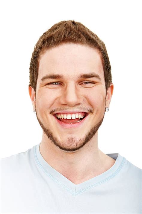 Smiling face of young man stock photo. Image of crazy - 30783674