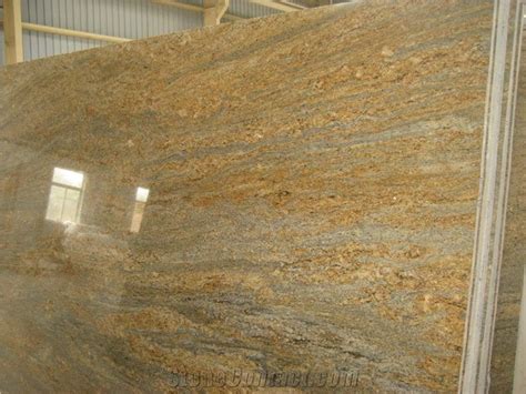 Kashmir Gold Granite Slabs from India - StoneContact.com