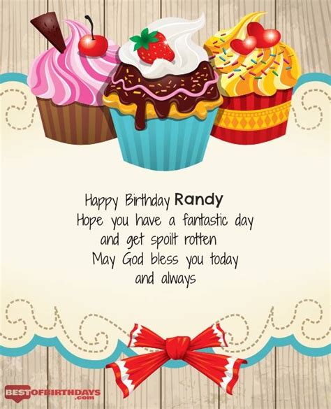 [ Randy ] Happy birthday Free online wishes Card - Best Of Birthday