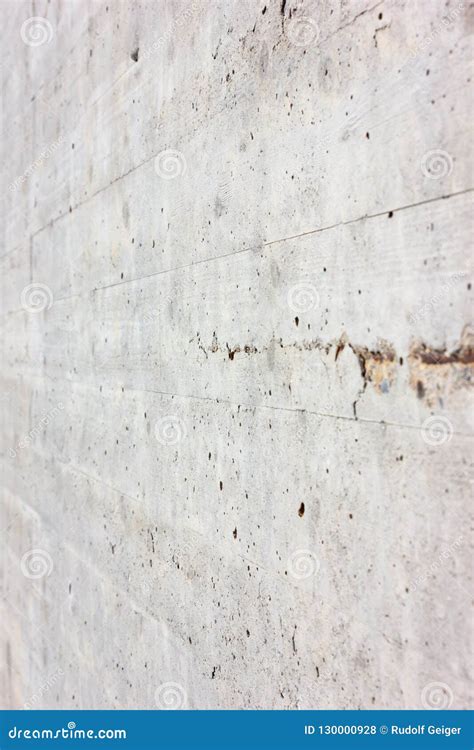 Concrete Wall Outside a Garage Stock Photo - Image of warehouse ...